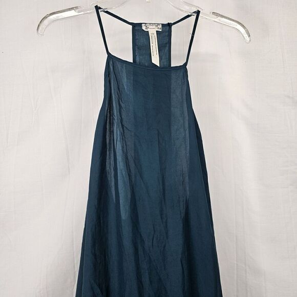 Free People Intimately Raven Green Slip Dress Lightweight Semi Sheer Women's S - Picture 5 of 8
